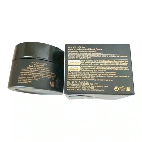 Black Snail Repair Cream (Holika Holika) - Picture 2 of 2